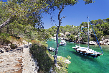 Bay of Cala Figuera, Majorca (Mallorca), Balearic Islands (Islas Baleares), Spain, Mediterranean, Europe