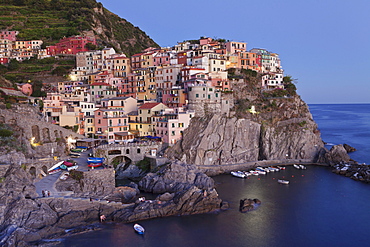 Manarola, Cinque Terre, UNESCO World Heritage Site, Rivera di Levante, Provinz La Spezia, Liguria, Italy, Europe