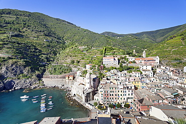 Vernazza, Cinque Terre, UNESCO World Heritage Site, Rivera di Levante, Provinz La Spazia, Liguria, Italy, Europe