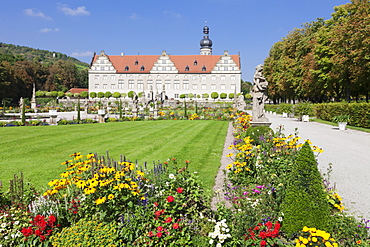 Weikersheim Castle,  Hohenlohe Region, Taubertal Valley, Romantische Strasse (Romantic Road), Baden Wurttemberg, Germany, Europe