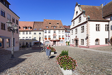 Market Square, Old Town Hall, Endingen, Kaiserstuhl, Breisgau, Black Forest, Baden Wurttemberg, Germany, Europe