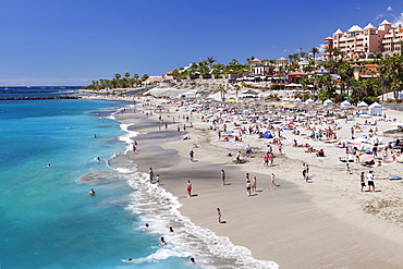 Playa del Duque beach at Costa Adeje, Tenerife, Canary Islands, Spain, Atlantic, Europe