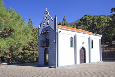 Ermita Virgen del Pino chapel, Canary Pine, near El Paso, La Palma, Canary Islands, Spain, Europe