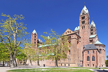 Kaiserdom Cathedral, UNESCO World Heritage Site, Speyer, Rhineland-Palatinate, Germany, Europe