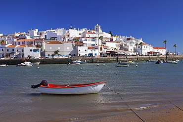 Ferragudo fishing village, near Portimao, Algarve, Portugal, Europe