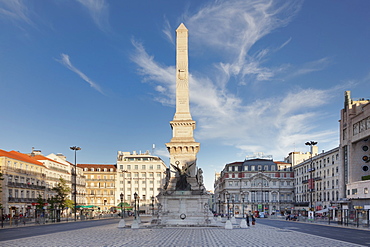 Praca dos Restauradores, Obelisk, Avenida da Liberdade, Lisbon, Portugal, Europe