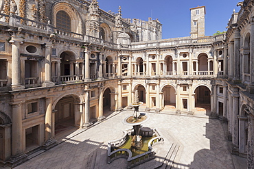 Convento de Cristi (Convent of Christ) Monastery, UNESCO World Heritage Site, Tomar, Santarem District, Portugal, Europe