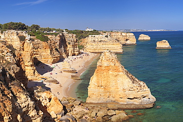 Praia da Marinha beach, Lagoa, Algarve, Portugal, Europe