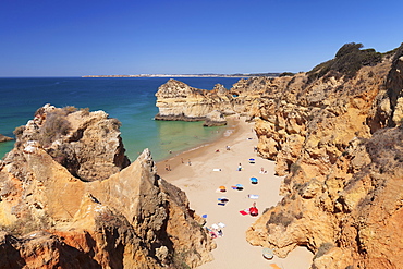 Praia de tres Irmaos beach, Atlantic Ocean, Alvor, Algarve, Portugal, Europe