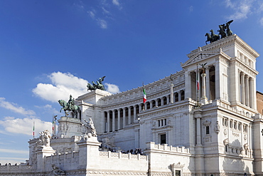 Vittoriano, National Monument Vittorio Emanuel, Piazza Venezia, Rome, Lazio, Italy, Europe