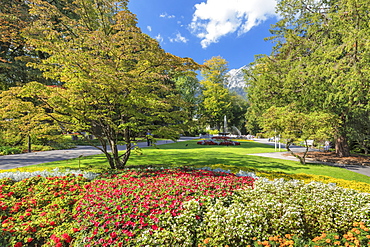 Spa Park in Bad Reichenhall, Germany, Europe