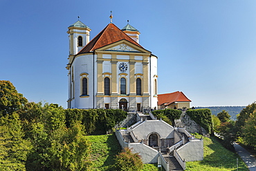 Pilgrimage church in Marienberg, Germany, Europe