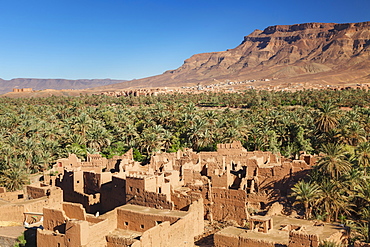 Kasbah Timiderte, Draa Valley, Djebel Kissane Mountain, Morocco, North Africa, Africa