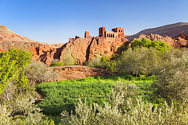 Kasbah Ait Aesh, Dades Valley, Atlas Mountains, Southern Morocco, Morocco, North Africa, Africa