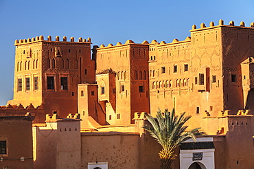 Kasbah Taourirt, Ouarzazate, Road of Kasbahs, Atlas Mountains, Southern Morocco, Morocco, North Africa, Africa