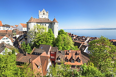 Old Castle, Meersburg, Lake Constance, Baden-Wurttemberg, Germany, Europe