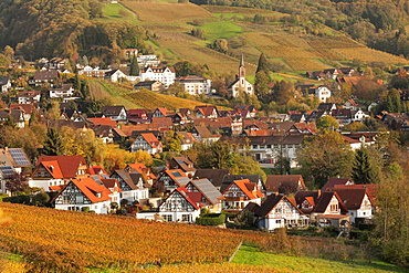 Half-timbered houses, Sasbachwalden, Black Forest, Baden-Wurttemberg, Germany, Europe