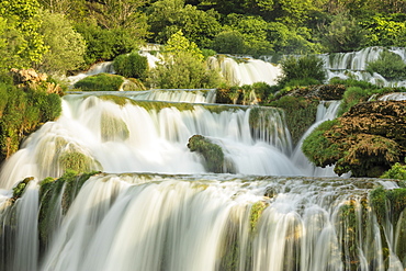 Skradinski Buk Waterfalls, Krka National Park, Dalmatia, Croatia, Europe