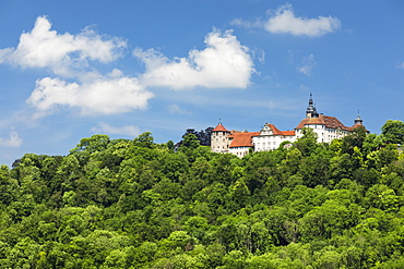 Schloss Langenburg Castle, Langenburg, Hohenlohe, Baden-Wurttemberg, Germany, Europe