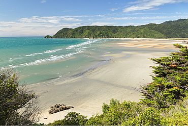 Wainui Bay, Golden Bay, Tasman, South Island, New Zealand, Pacific