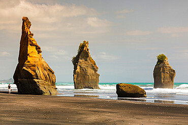 Three Sisters Beach, Tongaporutu, Taranaki, North Island, New Zealand, Pacific