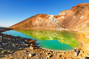 Emerald Lakes, Tongariro Alpine Crossing, Tongariro National Park, UNESCO World Heritage Site, North Island, New Zealand, Pacific