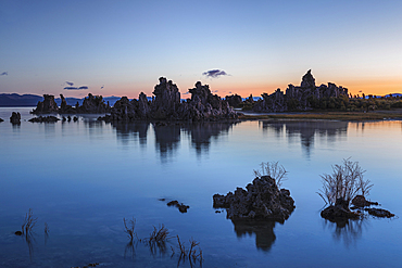 Tufa formations at Mono Lake, South Tufa State Reserve, Sierra Nevada, California, United States of America, North America