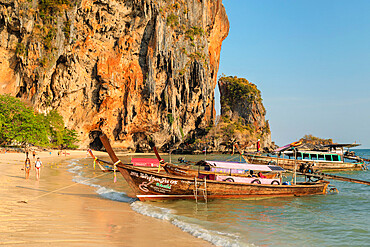 Phra Nang beach, Railay Peninsula, Krabi Province, Thailand, Southeast Asia, Asia