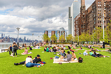 Domino Park, Williamsburg, Brooklyn, New York City, United States of America, North America