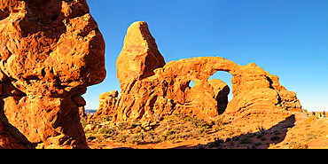 Turret Arch, Arches National Park, Utah, United States of America, North America