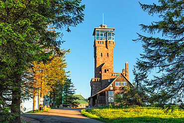 Hornisgrindeturm Tower on Hornisgrinde mountain , Black Forest National Park, Baden-Wurttemberg, Germany, Europe