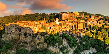 Sorano, Maremma, Grosseto District, Tuscany, Italy