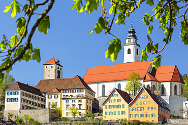 Dominican Monastery with Heilig Kreuz collegiate church, Horb am Neckar, Black Forest, Baden-Wurttemberg, Germany, Europe