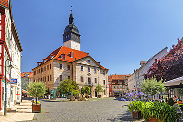 Town hall, Bad Langensalza, Thuringia, Thuringian Basin, Germany