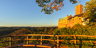 Wartburg Castle near Eisenach, Thuringian Forest, Thuringia, Germany