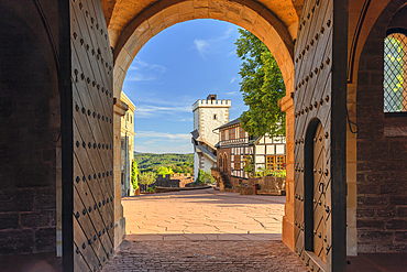 Wartburg Castle near Eisenach, Thuringian Forest, Thuringia, Germany