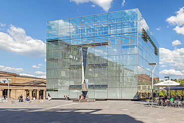 Art Museum at Schlossplatz Square, Stuttgart, Baden-Wurttemberg, Germany, Europe