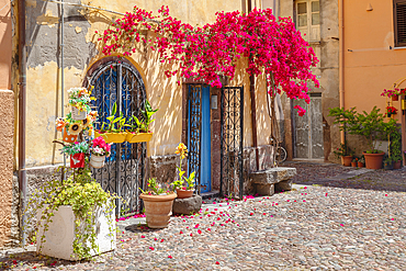 Old town of Bosa, Oristano district, Sardinia, Italy, Mediterranean, Europe