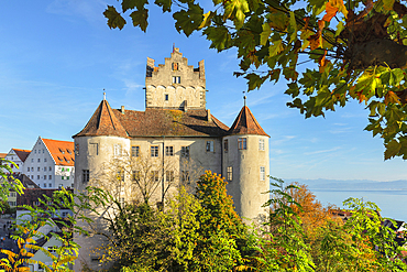 Old Castle, Meersburg, Lake Constance (Bodensee), Upper Swabia, Baden-Wurttemberg, Germany, Europe