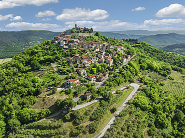 Hilltop village of Motovun, Istria, Croatia