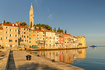 Old town with Cathedral of St. Euphemia, Rovinj, Istria, Croatia