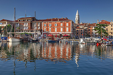 Harbour at the old town of Izola, Primorska, Slovenia