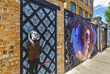 Graffitis , Camden Town, London, England,