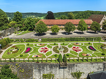 Park of Langenburg, Castle, Langenburg, Hohenlohe, Baden-Wurttemberg, Germany