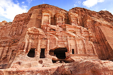 Corinthian Tomb, Royal Tombs, Petra, UNESCO World Heritage Site, Jordan, Middle East