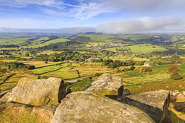 Curbar Edge, early autumn, Peak District National Park, Derbyshire, England, United Kingdom, Europe