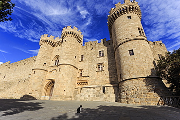 Palace of the Grand Masters, Medieval Old Rhodes Town, UNESCO World Heritage Site, Rhodes, Dodecanese, Greek Islands, Greece, Europe