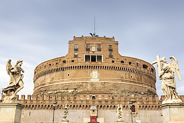 Castel Sant'Angelo (Hadrian's Mausoleum), Vatican area, Historic Centre, Rome, UNESCO World Heritage Site, Lazio, Italy, Europe