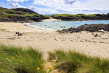 Clachtoll beach in Highland, Scotland, Europe