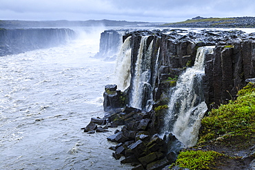 Selfoss waterfall in Jokulsargljufur canyon, Iceland, Europe